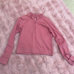 Lululemon pink half zip